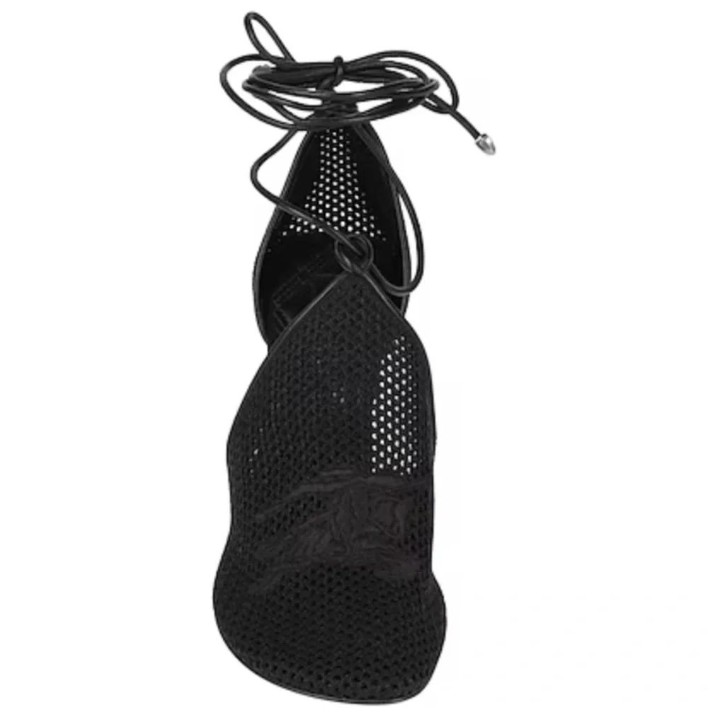 Burberry Ankle Wrap Mesh Knit Pump (Women) - Picture 4 of 12